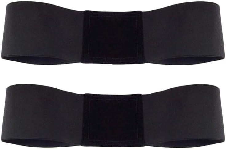 Golf Swing Arm Band - Elastic Nylon Golf Training Aid Band - Swing Correcting Posture Motion Fixer Power Band - Swing Correcting Trainer Band for Golfers (2 Pack)