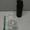 Owala FreeSip Insulated Stainless Steel Water Bottle with Straw, BPA-Free Sports Water Bottle, Great for Travel, 40 Oz, Very, Very Dark