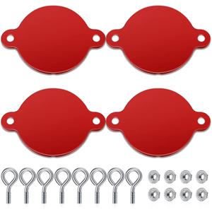 Xuhal 4 Pcs Fire Department Connection Caps FDC Caps Aluminum 2-1/2'' Fire Sprinkler Covers with Screws FDC Connection Hose Fitting for Hydrant Accessory