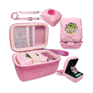 JCHPINE Silicone Cover Case for Bitzee Magicals Interactive Digital Pet and Case, Protective Skin Sleeve for Bitzee Magicals Virtual Electronic Pets Accessories (Pink)