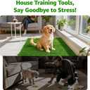Artificial Turf Grass Outdoor: Grass Pad for Dogs Indoor Potty Training, Replacement Turf Rug for Patio Balcony Lawn Apartment Decoration, Easy to Clean with Drainage Holes(31.5x47.3 inch)