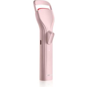 Heated Eyelash Curlers, Electric Lash Curler with Innovative Heating Silicone Pad for Lifted Lashes 24 Hours,Quick Rechargeable 600mAh Battery EC2001 (Pink)