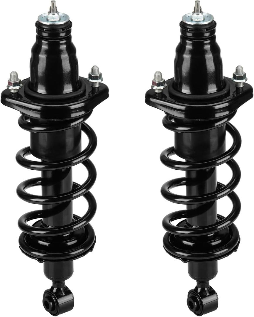 Rear Strut Shock Assembly for Honda Civic 2001-2005 Excludes SI/SIR Models, Acura EL 2001-2003, Replace 171340R 171340L, Left & Right, 2PCS