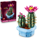 LEGO Botanicals Flowering Cactus Building Toy - Crafting Kit for Girls & Boys, Ages 9+ - Gift for Birthdays - Cactus Room Decor for Display for Bedroom or Book Shelf - 11509
