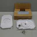 Siding Mounting Kit,8141DBL Light Mounting Block with Built-in Box for 1/2 inch Lap Double Vinyl Siding,White,Pack of 2