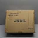 TIMMY 50 Plastic Hangers 17.7 Inch NonSlip, Space Saving Closet Organizers, Heavy Duty Slim Hangers for Pants, Shirts, Coats (Grey, Ultra Thin & Durable)