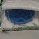 LE TAUCI Ceramic Slow Feeder Dog Bowls Small Breed, 0.6 Cups Dog Food Dish for Fast Eaters, Puzzle Bowl for Small Dogs and Cats,Vortex Blue