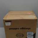 KHNR 5-Tiers Slim Bathroom Storage Cabinet, Foldable Storage Cabinets,Narrow Bathroom Storage,Movable Bathroom Storage Organizer for Small Spaces,Bathroom,Kitchen,Laundry,Cream White