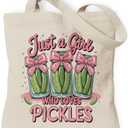 Aesthetic Cool Gifts for Women Tote Bag, Western Cowgirl Nurse Canvas Bag with Inner Pocket (Purple)