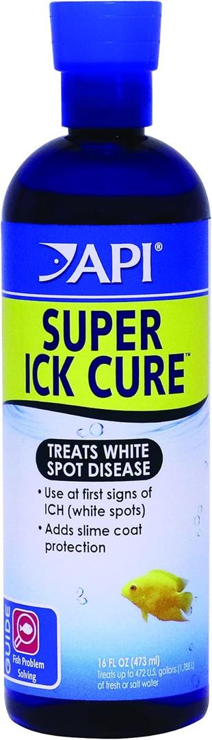 API Liquid Super ICK Cure Freshwater and Saltwater Fish Medication 16-Ounce Bottle (16 FL OZ)