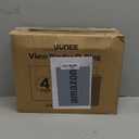 SUNEE 1.5 Inch Binders 3 Ring 4 Pack, Clear View 1 1/2 Inch Binders Three Ring PVC-Free (Fit 8.5x11 Inches) for School or Office Supplies, Assorted Pastel