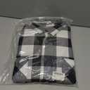 Men’s Long Sleeve Shirts- Thermal Work Padded Warm Shirts Quilted Lined Flannel Heavyweight Plaid Fleece Shirt (XXL)