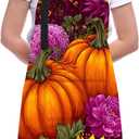 Apron Home Kitchen Cooking Baking Gardening for Women Men with 2 Pockets 32x28 inch