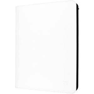 GrinOwl 16 Pocket Card Binder, Fits 1216 Trading Cards 1200+ Pockets Ringless Trading Card Album Folder for TCG (White)