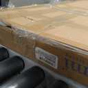 Ritsu Outdoor Storage Shed, Outdoor Garden Shed for Bike, Garbage Can, Machine, Galvanized Steel, Outdoor Shed with Lockable Door for Backyard, Patio, Lawn (6.5x4.2ft, Black)