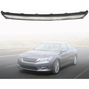 Silver Chrome Front Lower Bumper Cover Trim Molding Replacement for 2013 2014 2015 Accord HO1095119 71150T2FA00