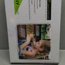 Led Drawing Board for Kids, Rechargeable LED Note Board with Colors 12 Markers, Light Up Acrylic Dry Erase Lumi Board with Stand for Classroom/Office/Home Christmas Decor/Gifts (White, 7.8x11.8in)