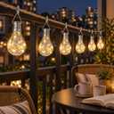 Solar Light Bulbs Outdoor Waterproof Garden Camping Hanging LED Lights