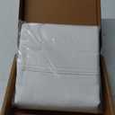 Amazon Basics 400 Thread Count Soft Cotton Pillow Case, King Size, 40" L x 20" W, Machine Washable, White - Set of 2, Pillows Not Included