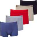 Men's Lightweight Modal Briefs - Quick-Drying Breathable Underwear, No Fly Pouch (5-Pack) (Large, Colorful)