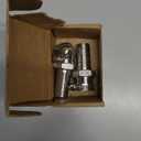 2 PACK 304 Stainless Steel 3/4" Barb x 3/4" NPT Male Thread Fitting, Lead-Free Heavy Duty Connector with Hose Clamps for Air Water Oil Hose Pipe