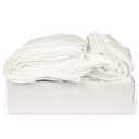 Aluf Plastics W36 20-30 Gallon White Trash Bags (Huge Pack of 200) 0.7 MIL - Garbage Bags for Commercial, Business, and Residential Spaces