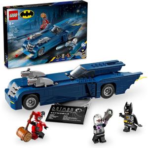 LEGO DC Batman: Batman with The Batmobile vs. Harley Quinn & Mr. Freeze Building Set, Batmobile Toy from The Animated TV Series for Kids, Batman Car Gift for Boys and Girls Ages 8 and Up, 76274