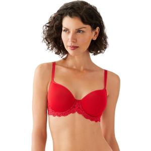 Wacoal Womens Embrace Lace Lightly Padded Underwire Mid Coverage T-Shirt Bra, 853191 (32DDD)