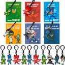 24 Set Valentines Cards for Kids Classroom, Non-Candy Class Valentines Day Gifts for Kids Boys & Girls, Valentine Favors for School Parties