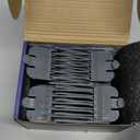 3 Inch Clipper Guards, Hair Clipper Guide Combs Premium for Wahl Clippers Mega Cutting Guides/Combs with 8 Cutting Lengths from 1.25-3 Inch Fit Most Size Wahl Clippers (Gray)