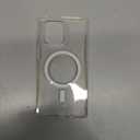 LoeoeL for iPhone 13 Pro Clear Case Rectangle Edge, Magnetic Comaptible with Magsafe Phone Case for Women, Slim Thin Transparent Girly Cute Designer, Trendy Aesthetic Design Silicone Cover