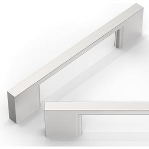 Talentedeco 10 Pack Brushed Satin Nickel Cabinet Pulls 3.75 Inch(96mm) Kitchen Cabinet Handles Cabinet Hardware for Drawer Pulls