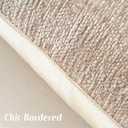 FUTEI Oatmeal Chenille Throw Pillow Covers 16x16 Inch Set of 2,Soft Cozy Bound Edge Design Cushion Case,Home Decor for Couch Bed Living Room