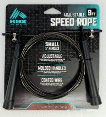 Speed JUMP ROPE ADJUSTABLE 9' WITH 5" HANDLES Cardio Balance Calves WORKOUT