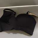 Black wireless bra L
