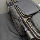 Pamo Babe 1-Second Setup 3-in-1 Playard for Babies - Heavy-Duty Steel Frame for Safe Sleep Space, Portable Crib with Zip Door & Changing Table, Locking Wheels, Breathable Mesh (Dark Grey)