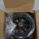 2Pcs 6 Inch Replacement Wheelchair Wheels for Walkers - Environmentally Friendly Rubber Material, Wear-Resistant PU Tires, Anti-Slip, and Durable ABS Wheel Hub (6IN Narrow 2Pcs)