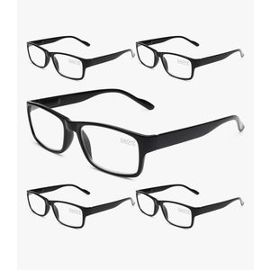 Gaoye Professional Reading Glasses for All Day - Computer Readers with Blue Light Protection - Value Pack 4 +1.0
