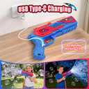 Rechargeable Bubble Gun for Kids, Toys for Boys 3-4, 4-6, Bubble Machine for Kids, Outdoor Toys for Kids Age 4-8, Easter, Summer, Wedding, Party Favors, Halloween, Birthday Gifts