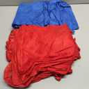 Vabean 24 Pack Nylon Mesh Scrimmage Team Practice Vests Pinnies Jerseys Train Vest for Adult Sport Basketball Soccer Football (Blue, Red)