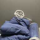 Exclusivo Mezcla Lightweight Reversible Twin Size Comforter Set, Down Alternative Comforter with 1 Pillow Sham, Twin Size Bedding Set for All Seasons, Bluish Grey