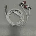 NIBEMINENT MS29 3.5mm Headphones Volume Control Wired Earphones with Microphone for PC Cellphones TabletsWhite
