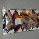 3 Pack Halloween Foil Fringe Curtains, 3.3 X 6.6 ft Bats Metallic Tinsel Curtain Steamer Photo Booth Prop Backdrop for Halloween Theme Home Outdoor Party DecorationPurple, Orange, Black