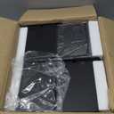 4x4 Post Base 4 Pcs, (Inner Size 3.6x3.6) Post Anchors, 13GA Thick Solid Steel & Black Powder Coated,Deck Post Brackets Support Deck Base Plate Pergola Brackets Fence Kit Mailbox Mount