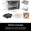 Ninja Double Stack XL Countertop Oven, 12-in-1, Stainless Steel, DCT601, 18.6 in L x 16.39 in W x 13.26 in H