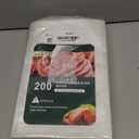 Vacuum Sealer Bags for Food - 200 Quart 8'' x 12'' Pre-Cut Food Saver Bags Quart Size, Heavy Duty Vacuum Bags for Food, BPA Free Vacuum Seal Bags for Freezer Storage, Seal a Meal or Sous Vide