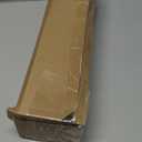 TONIAL Curtain Rods for Windows 48 to 84 Inch, Telescoping Splicing 3/4 Single Rods for Windows Decorative Drapery Rod 32 to 86 (2.6-7.2ft) with Acrylic Diamond Finial, Champagne Gold