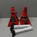 Jack Stands 3 Ton (6,000 LBs) Car Jack Stand Adjustable Lifting for Automotive Small SUV, Red, 2 Pack
