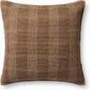 Loloi II Collection PLL0132 Brown/Tan 20'' x 20'' Cover Only Pillow
