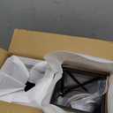 2 Pack Rustic Farmhouse Wood Flush Mount Ceiling Light Fixture Oak Wood and Metal Square Cage Small Semi Flush Mount Ceiling Light for Kitchen Hallway Entryway Bedroom Farmhouse Country, Black